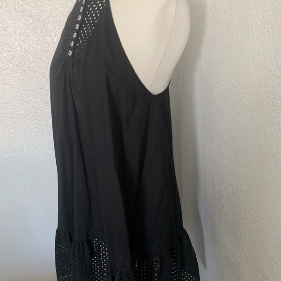 Free People Women's Black Midi Dress. Size S - Picture 7 of 14